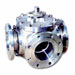 Multi-Port Ball Valves, Flanged End,3 Way, T port,KF-307T, 3 Way Flanged Ball Valves, T-PORT, Full Bore, ANSI Class 150